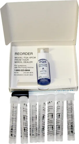Vista 5 de MirOil Kit de prueba de aceite de freír para material contaminante polar, paquete de 12 pruebas, kit de prueba de aceite de freidora de 3 minutos