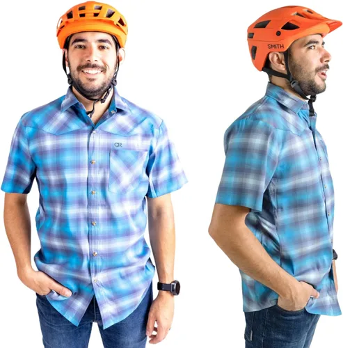 Vista 8 de Club Ride Apparel New West - Camiseta de ciclismo de manga corta para hombre, camiseta deportiva con ajuste a presión, camiseta de equitación UPF 50