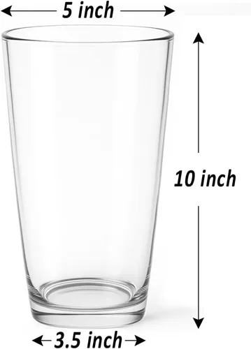 Vista 2 de CYS EXCEL Jarrón cilíndrico de vidrio transparente de 10 pulgadas con apertura de 5 pulgadas de ancho, elegante centro de mesa para bodas, eventos