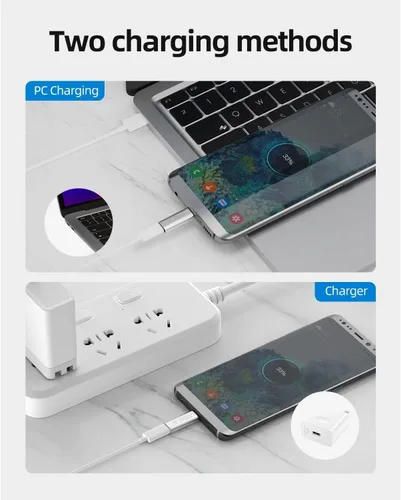 Vista 5 de ARKTEK Adaptador USB-C macho a Lightning hembra, convertidor de cable Lightning a USB tipo C para iPhone 17 16 Series AirPods 4 Pro 2 Galaxy S24