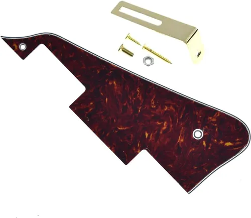 Vista 59 de Dopro Golpeador de guitarra LP con perla de abalone y soporte negro para Epi Les Paul