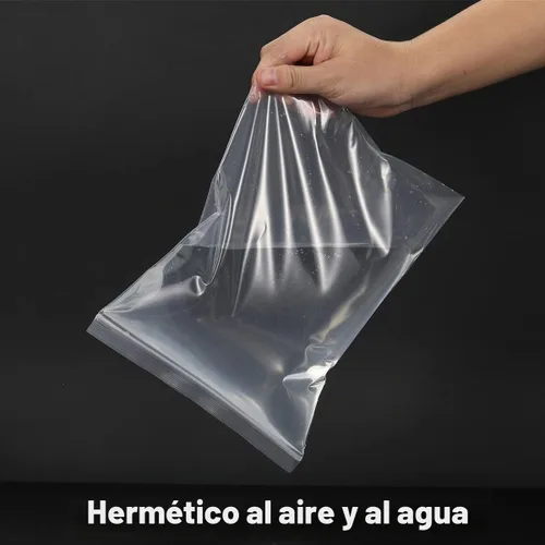 Vista 5 de Bolsas de plástico transparentes con cierre de 0.197 in de grosor de 7 x 9 pulgadas de grosor, bolsas de almacenamiento con cierre para tarjetas