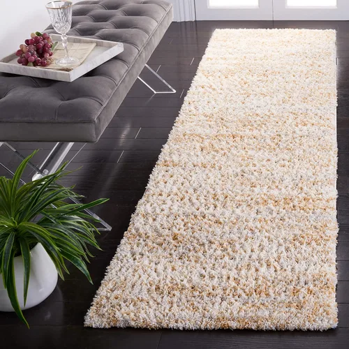 Vista 11 de SAFAVIEH Berber Shag Collection - Tapete para pasillo, 2 x 6 pies, color gris y marfil, diseño moderno, no desprende pelusa y de fácil cuidado, 1.2