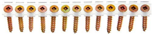 Vista 2 de Senco 08F150Y DuraSpin #8 x 1-1/2-pulgadas, tornillo secuencial de madera a madera, 1,000 unidades.