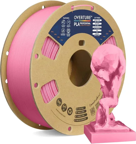 Vista 37 de Overture PLA Plus (PLA+) Filamento de 1/16 pulgadas, dureza mejorada con rollo PLA, con superficie de construcción 3D de 7.87 × 7.87 pulgadas, PLA