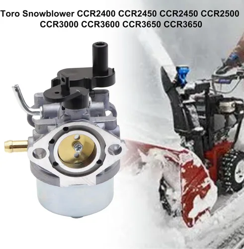 Vista 3 de SecosAutoparts Soplador de nieve de carburador compatible con Toro 141cc Power Clear 221QR 210R 221QE 221R Modelo # 38584 38581 38587-SD Compatible
