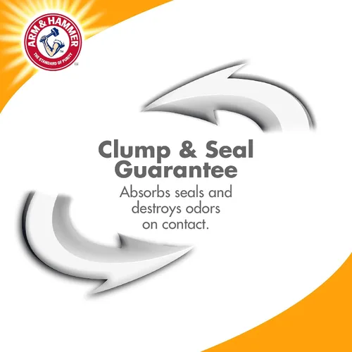 Vista 4 de ARM & HAMMER Clump & Seal - Arena para gatos, aroma fresco, 14 libras
