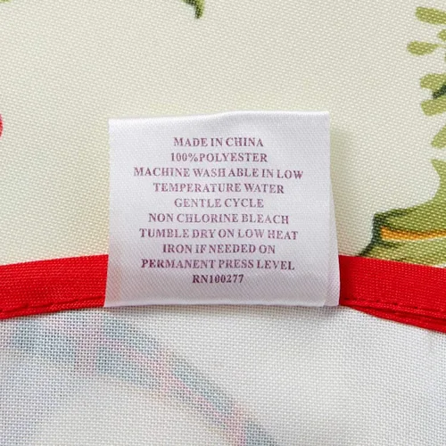 Vista 3 de Violet Linen Mantel de Navidad de temporada europea, color beige, 60 pulgadas, redondo