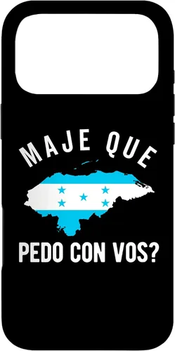 Vista 21 de Funda para iPhone 16 Bandera de Honduras Catracho Camiseta hondureña Maje Que Pedo?