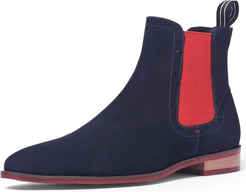 Vista 7 de Carlos Santana Botas Chelsea Carlos Mantra cuero de becerro negra.