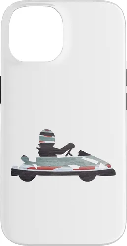 Vista 4 de Funda para iPhone 16 Go Kart Racing Race Track