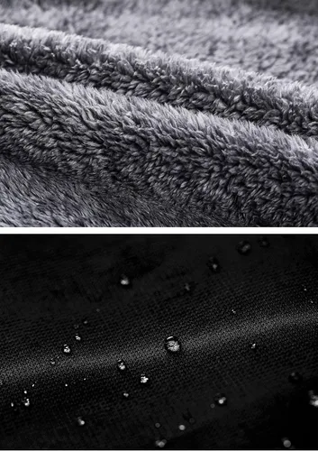 Vista 4 de Chaqueta de esquí impermeable para mujer, resistente al viento, con aislamiento de forro polar