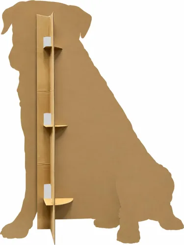 Vista 2 de SP12801 Rottweiler Rottie Perro Cachorro Sentado Cartón Recorte Standup Standee
