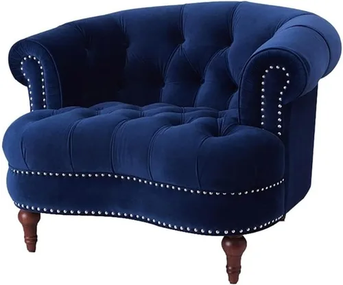 Vista 13 de MAKLAINE Silla decorativa de terciopelo con marco de madera en rosa ceniza