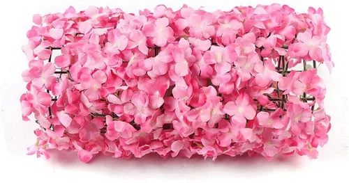 Vista 8 de Paquete de 10 paneles de pared de flores artificiales de 24 x 16 pulgadas, paneles de pared románticos de rosas de seda para bodas, fiestas, hogar