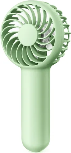 Vista 10 de Gaiatop Mini ventilador de mano portátil, 3 velocidades potente operado con batería, pequeño ventilador personal recargable por USB para pestañas