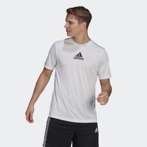 Vista 2 de adidas Camiseta Primeblue Designed 2 Move de 3 rayas para hombre