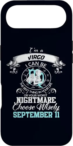 Vista 27 de Virgo Zodiac Sign Astrology Horoscope September 11 Birthday Case for iPhone 17