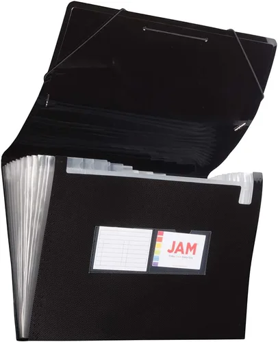 Vista 14 de Caja de almacenamiento JAM PAPER con archivos de colores - 12.5 x 9.5 x 3.5 pulgadas - Caja vendida individualmente y 5 archivos
