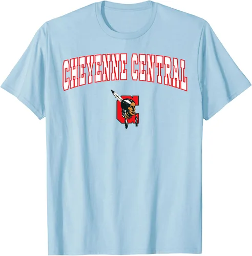 Vista 56 de Cheyenne Central High School Indians T-Shirt C2