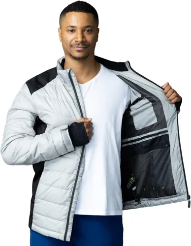 Vista 30 de Apricoat EcoDown Jacket - Chaqueta acolchada con capucha ligera y resistente al agua - Abrigo de invierno resistente al viento con aislamiento