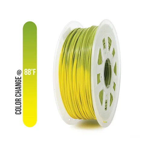 Vista 10 de Gizmo Dorks Filamento ABS de 0.069 in, 2.2 lbs para impresoras 3D, cambio de color azul a blanco