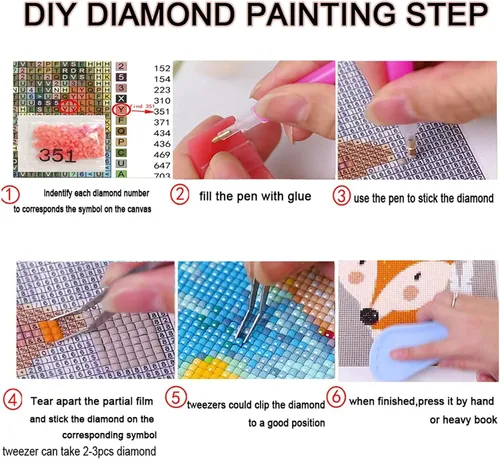 Vista 3 de Pintura de diamante con nombre personalizado, foto personalizada, letra bordada de diamante, kit de pintura de diamante cuadrado/redondo 5D