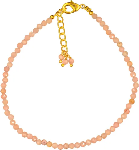 Vista 18 de TGH Pulsera de cuentas naturales con piedras preciosas microfacetadas, joyería para ella, cristales curativos energéticos de piedra natal, cadena
