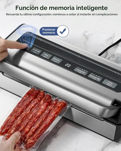 Vista 5 de AAOBOSI Sellador al vacío de 95 kPa para carnes, líquidos, Sous Vide
