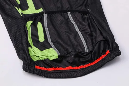 Vista 7 de New Pro - Camiseta de ciclismo de manga corta con cremallera completa para hombre, EE. UU