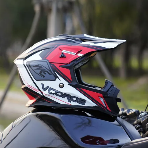 Vista 3 de VCOROS H637 - Cascos de motocross para adultos, ATV, Dirtbike, BMX, MX, todoterreno, aventura, UTV, con certificación DOT