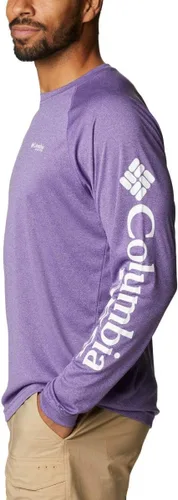 Vista 3 de Columbia PFG Terminal Tackle Heather - Camiseta de manga larga para hombre