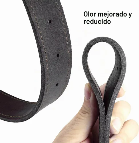 Vista 5 de Didog Collares de perro de cuero genuino con placa de identificación grabada, collar de perro de cuero suave personalizado con etiqueta de Negro