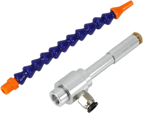 Vista 9 de Pistola de aire frío Vórtice de aleación de aluminio Compresor de aire frío con tubo flexible Proceso mecánico portátil Mini vórtice Pistola