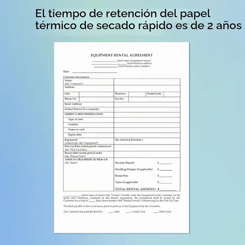 Vista 5 de JADENS Papel de impresora térmica de secado rápido tamaño carta de EE.UU. 8.5''x11'', 4 rollos, compatible con impresora portátil Gloryang & JADENS