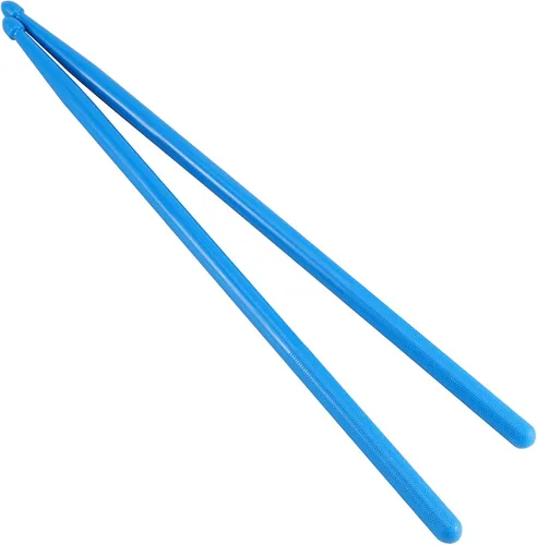 Vista 5 de SINJEUN 10 pares de baquetas de nailon 5A, palillos de plástico antideslizantes de 16 pulgadas, palillos de nailon multicolor duraderos