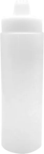 Vista 6 de GARASANI Dispensador de botellas de condimentos exprimibles de salsa de 4 agujeros (18 oz - 17.9 fl oz)