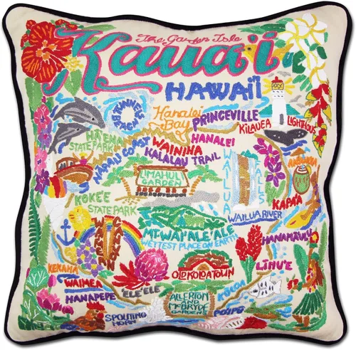 Vista 74 de Catstudio Portland (Oregon) - Almohada decorativa bordada