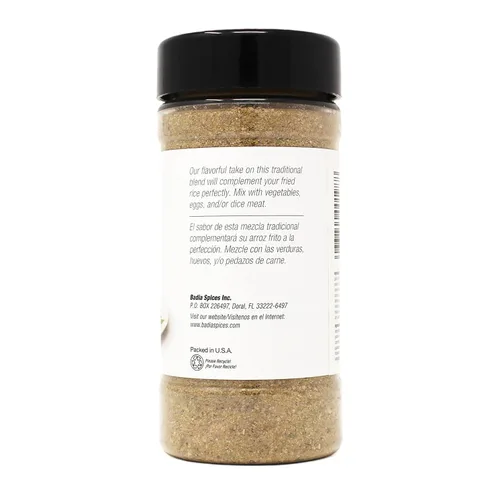 Vista 3 de Badia Condimento de arroz frito, 6 onzas, mezcla de especias de inspiración asiática para arroz frito casero, salteados y fideos, con ajo, cebolla