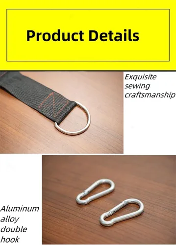 Vista 3 de Cinturón de levantamiento de pesas con cadena: el cinturón de dominadas con peso cuenta con un diseño de cadena resistente para proporcionar apoyo