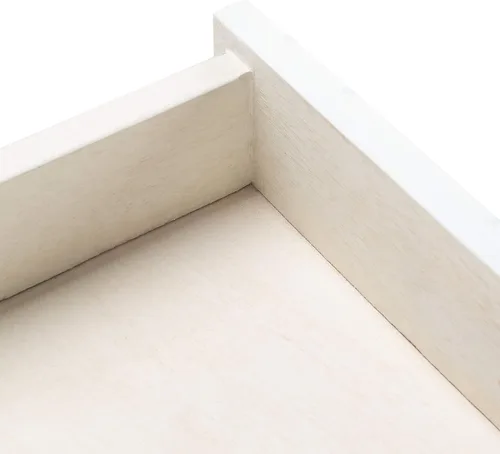 Vista 6 de SAFAVIEH Home Office Collection Caléndula Blanco Lavado y Plata 1 cajón Horquilla Escritorio