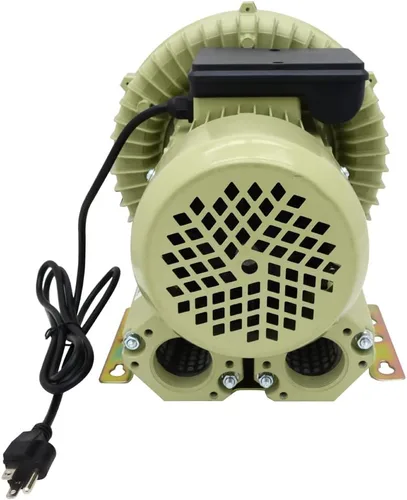 Vista 7 de INTBUYING Bomba industrial 110V 60HZ del ventilador de aire del vórtice del tanque de peces del estanque de los mariscos de la acuicultura