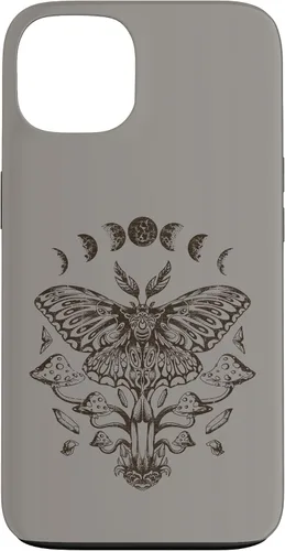 Vista 7 de Fairy Grunge Fairycore Aesthetic Goth Luna Moth Mushroom Case for iPhone 17