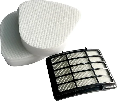 Vista 2 de Filtro HEPA + 2 filtros de espuma para Shark Navigator Life Away XFF350 XHF350 NV350 NV351 NV352 NV355 NV356 NV356E NV357 NV360 NV370 NVLFT199 UV440