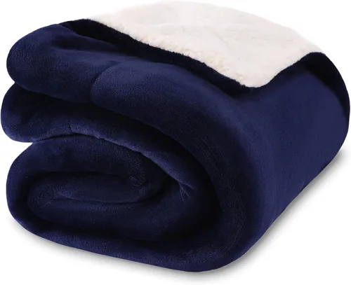 Vista 62 de NANPIPER - Manta de forro polar Sherpa, suave y esponjosa, mantas individuales para sofá, color negro, de 60x80 pulgadas