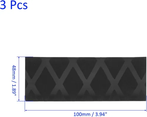 Vista 3 de M METERXITY Cinta de agarre para raqueta de tenis de mesa, empuñaduras de pala de goma suave aplicadas al mango de agarre de ping-pong