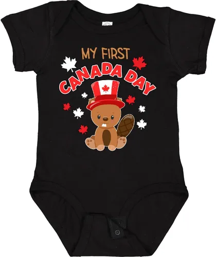 Vista 20 de inktastic My First Canada Day Baby Bodysuit
