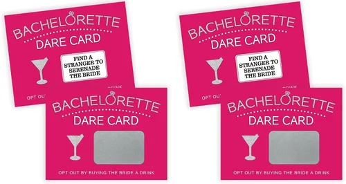 Vista 7 de Juego de Tarjetas de Raspa de Desafíos para Despedida de Soltera de Printed Party, Noche de Chicas, 20 Tarjetas