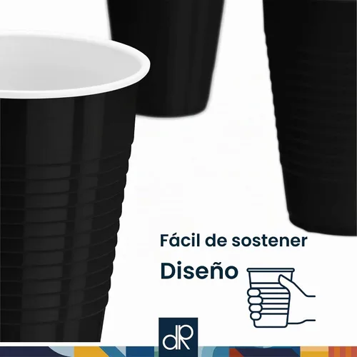 Vista 4 de DecorRack - Vasos desechables y reutilizables de 12 onzas para fiestas de cumpleaños, despedidas de soltera, campamentos, eventos en interiores y al