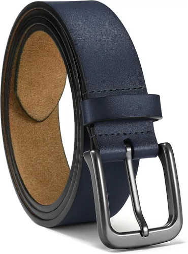 Vista 16 de CHAOREN Cinturones de cuero para hombre - Cinturón de 35mm de cuero genuino para jeans - Regalo para hombre para vestir casual